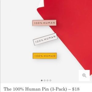NWT Everlane 100% human 3 pack of pins.
